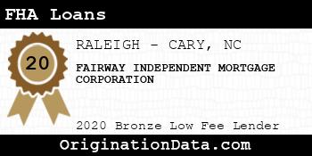 FAIRWAY INDEPENDENT MORTGAGE CORPORATION FHA Loans bronze