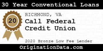 Call Federal Credit Union 30 Year Conventional Loans bronze