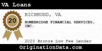 HOMEBRIDGE FINANCIAL SERVICES VA Loans bronze