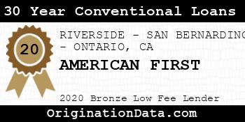 AMERICAN FIRST 30 Year Conventional Loans bronze