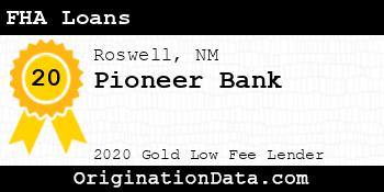 Pioneer Bank FHA Loans gold