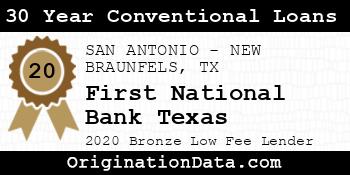 First National Bank Texas 30 Year Conventional Loans bronze