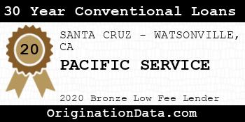 PACIFIC SERVICE 30 Year Conventional Loans bronze