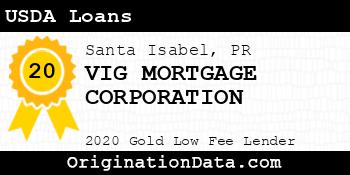 VIG MORTGAGE CORPORATION USDA Loans gold