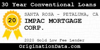 IMPAC MORTGAGE CORP. 30 Year Conventional Loans gold