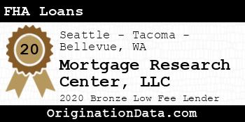Mortgage Research Center FHA Loans bronze