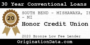 Honor Credit Union 30 Year Conventional Loans bronze
