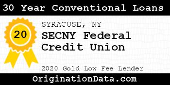 SECNY Federal Credit Union 30 Year Conventional Loans gold