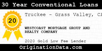 WESTCOAST MORTGAGE GROUP AND REALTY COMPANY 30 Year Conventional Loans gold