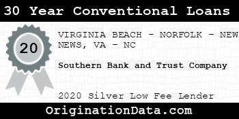Southern Bank and Trust Company 30 Year Conventional Loans silver