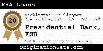 Presidential Bank FSB FHA Loans bronze