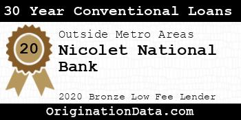 Nicolet National Bank 30 Year Conventional Loans bronze