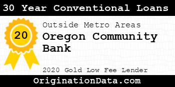Oregon Community Bank 30 Year Conventional Loans gold