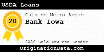 Bank Iowa USDA Loans gold