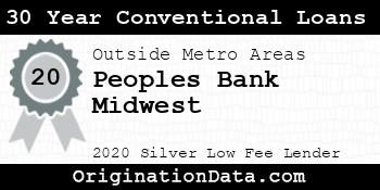 Peoples Bank Midwest 30 Year Conventional Loans silver