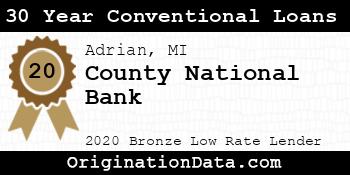 County National Bank 30 Year Conventional Loans bronze