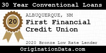 First Financial Credit Union 30 Year Conventional Loans bronze