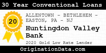 Huntingdon Valley Bank 30 Year Conventional Loans gold