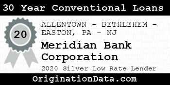 Meridian Bank Corporation 30 Year Conventional Loans silver