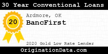 BancFirst 30 Year Conventional Loans gold