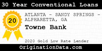 Towne Bank 30 Year Conventional Loans gold