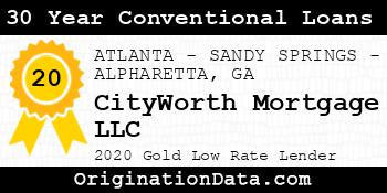 CityWorth Mortgage  30 Year Conventional Loans gold