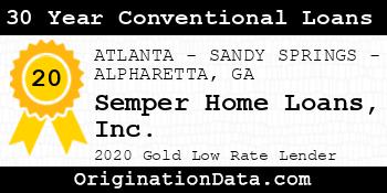 Semper Home Loans 30 Year Conventional Loans gold