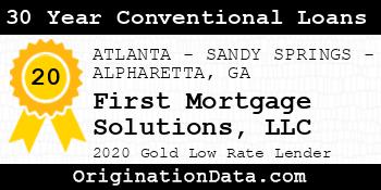 First Mortgage Solutions  30 Year Conventional Loans gold