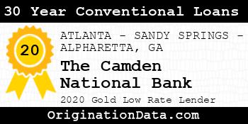 The Camden National Bank 30 Year Conventional Loans gold