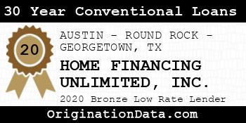 HOME FINANCING UNLIMITED 30 Year Conventional Loans bronze