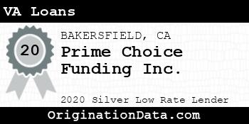 Prime Choice Funding  VA Loans silver