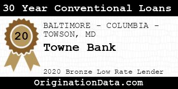 Towne Bank 30 Year Conventional Loans bronze