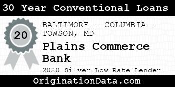 Plains Commerce Bank 30 Year Conventional Loans silver
