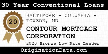 CONTOUR MORTGAGE CORPORATION 30 Year Conventional Loans bronze