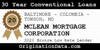 MCLEAN MORTGAGE CORPORATION 30 Year Conventional Loans bronze