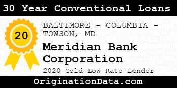 Meridian Bank Corporation 30 Year Conventional Loans gold