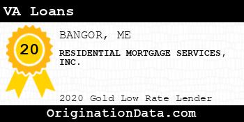RESIDENTIAL MORTGAGE SERVICES VA Loans gold