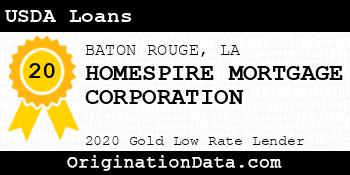 HOMESPIRE MORTGAGE CORPORATION USDA Loans gold