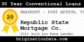 Republic State Mortgage Co. 30 Year Conventional Loans gold