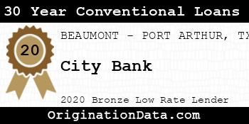 City Bank 30 Year Conventional Loans bronze