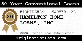 HAMILTON HOME LOANS 30 Year Conventional Loans bronze