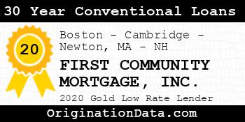 FIRST COMMUNITY MORTGAGE 30 Year Conventional Loans gold