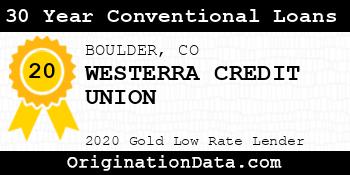 WESTERRA CREDIT UNION 30 Year Conventional Loans gold