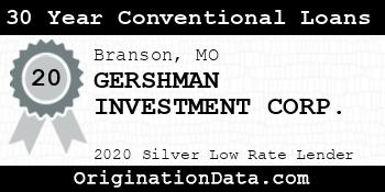 GERSHMAN INVESTMENT CORP. 30 Year Conventional Loans silver