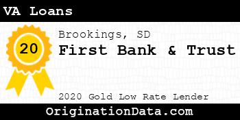 First Bank & Trust VA Loans gold
