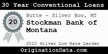 Stockman Bank of Montana 30 Year Conventional Loans silver