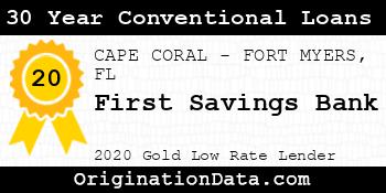 First Savings Bank 30 Year Conventional Loans gold