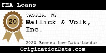 Wallick & Volk FHA Loans bronze