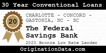 The Federal Savings Bank 30 Year Conventional Loans bronze