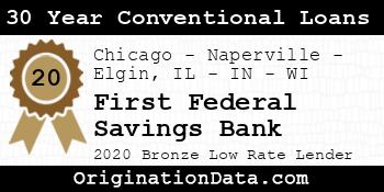 First Federal Savings Bank 30 Year Conventional Loans bronze